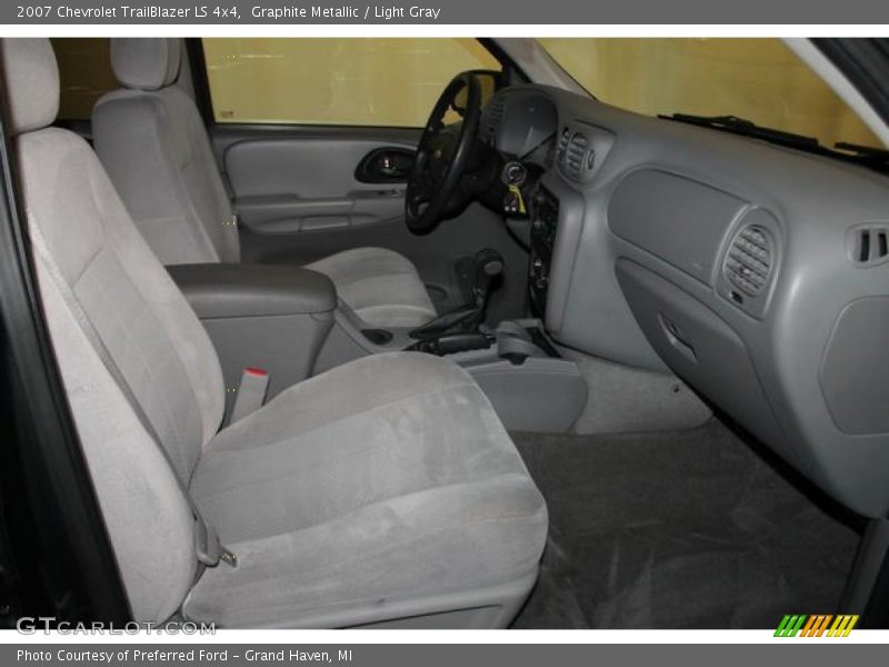 Graphite Metallic / Light Gray 2007 Chevrolet TrailBlazer LS 4x4