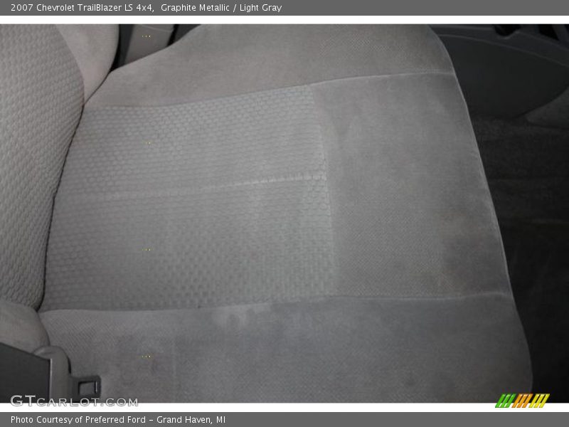 Graphite Metallic / Light Gray 2007 Chevrolet TrailBlazer LS 4x4