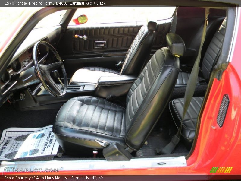  1970 Firebird Formula 400 Black Interior