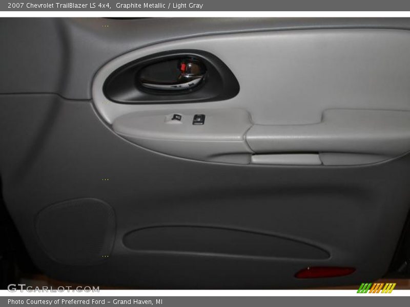 Graphite Metallic / Light Gray 2007 Chevrolet TrailBlazer LS 4x4