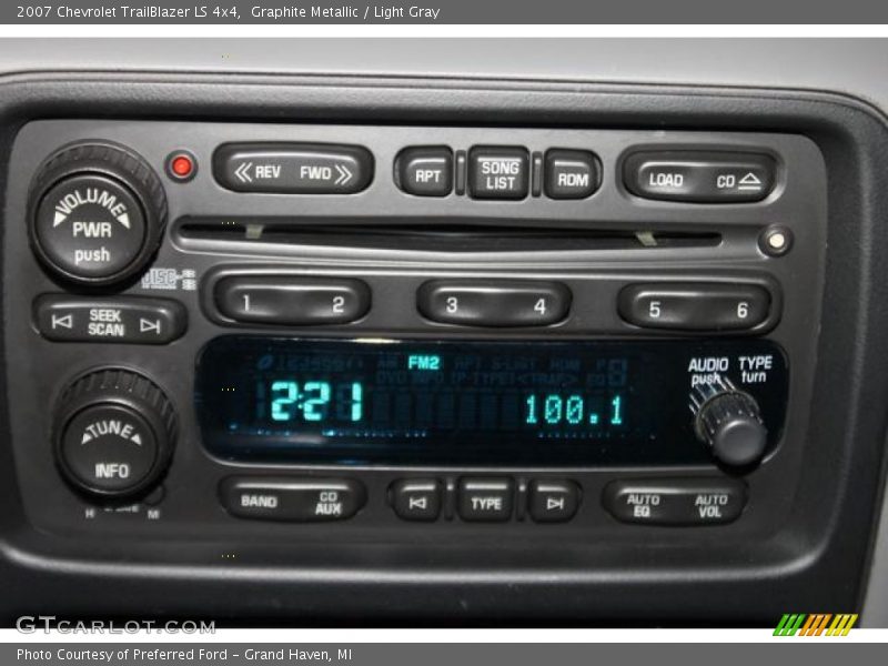 Graphite Metallic / Light Gray 2007 Chevrolet TrailBlazer LS 4x4