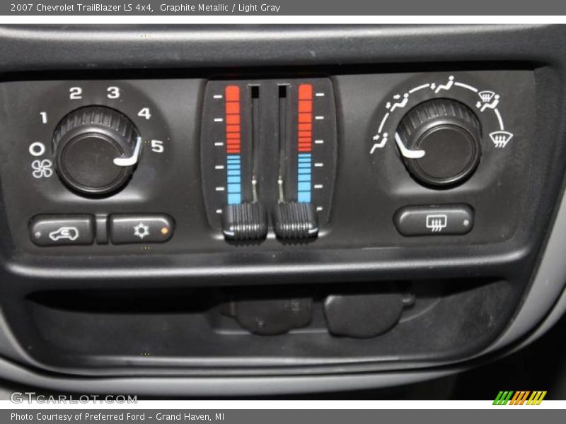 Graphite Metallic / Light Gray 2007 Chevrolet TrailBlazer LS 4x4