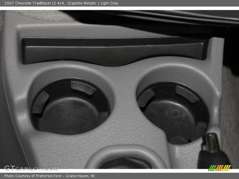 Graphite Metallic / Light Gray 2007 Chevrolet TrailBlazer LS 4x4