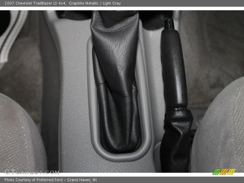Graphite Metallic / Light Gray 2007 Chevrolet TrailBlazer LS 4x4