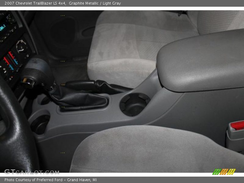 Graphite Metallic / Light Gray 2007 Chevrolet TrailBlazer LS 4x4