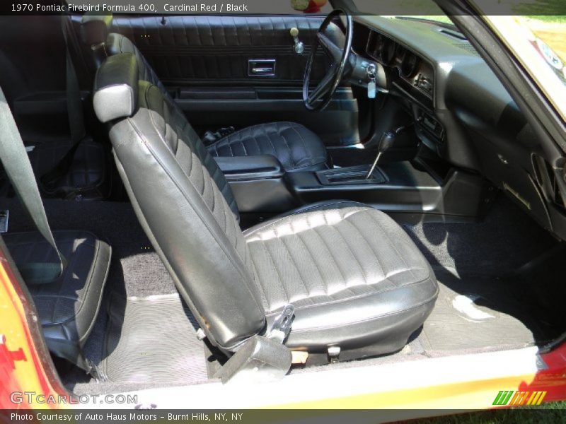 Front Seat of 1970 Firebird Formula 400