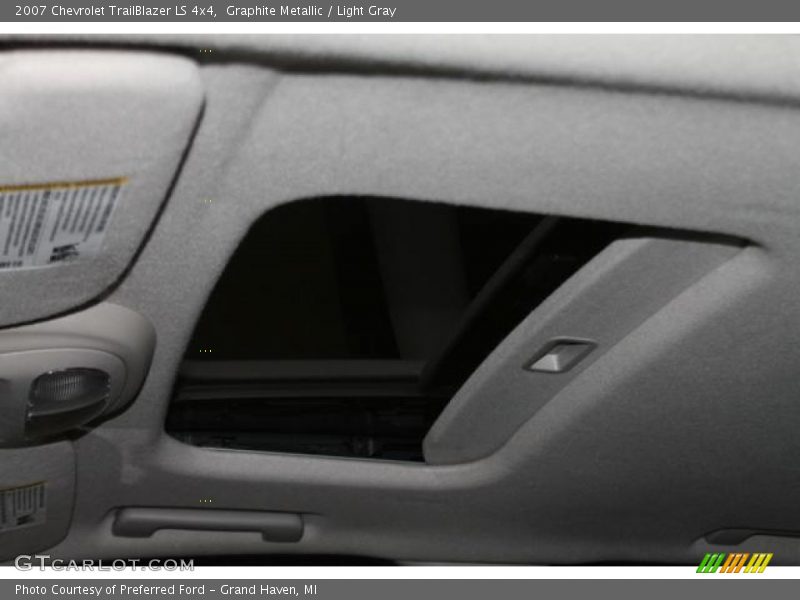 Graphite Metallic / Light Gray 2007 Chevrolet TrailBlazer LS 4x4