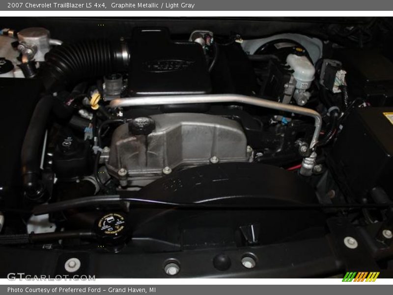 Graphite Metallic / Light Gray 2007 Chevrolet TrailBlazer LS 4x4