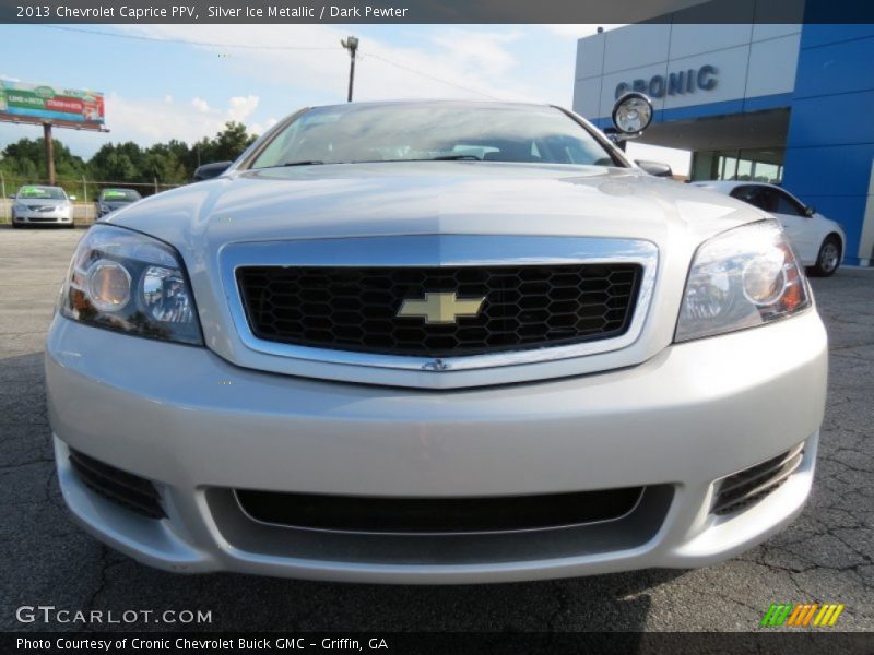 Silver Ice Metallic / Dark Pewter 2013 Chevrolet Caprice PPV