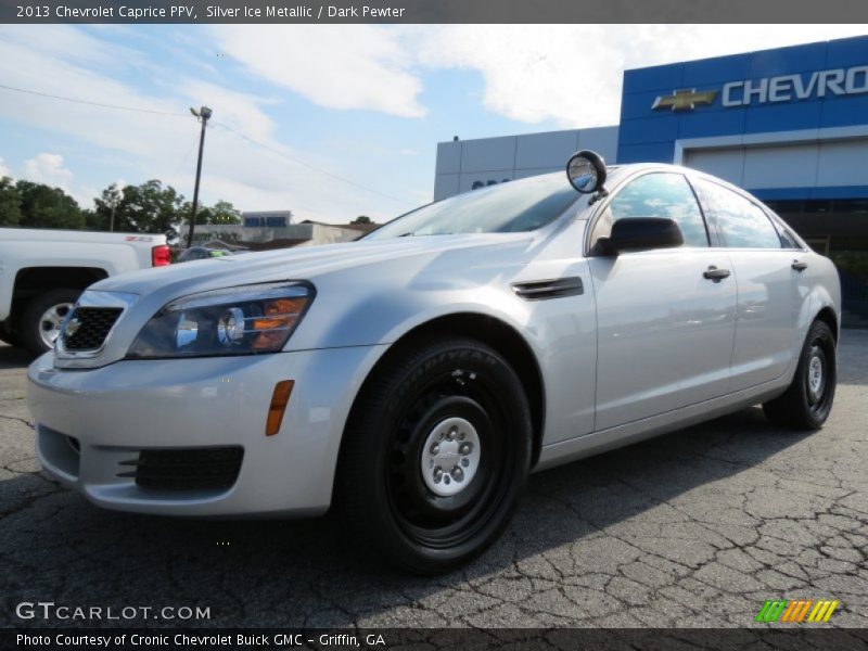 Silver Ice Metallic / Dark Pewter 2013 Chevrolet Caprice PPV