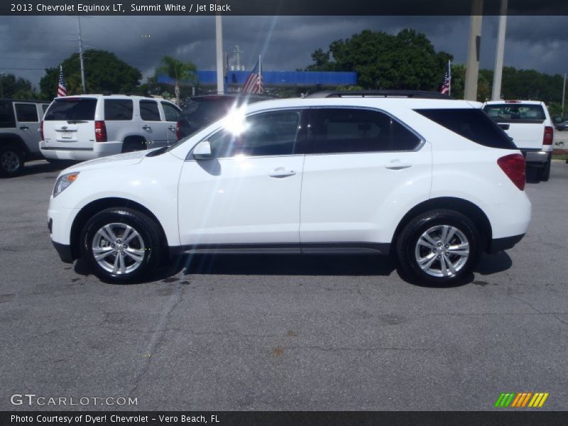 Summit White / Jet Black 2013 Chevrolet Equinox LT