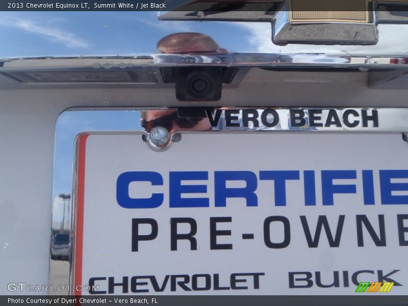 Summit White / Jet Black 2013 Chevrolet Equinox LT