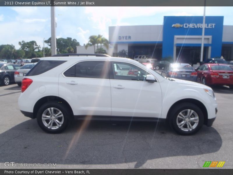 Summit White / Jet Black 2013 Chevrolet Equinox LT