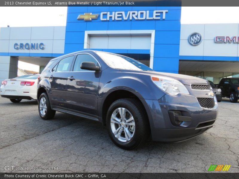 Atlantis Blue Metallic / Light Titanium/Jet Black 2013 Chevrolet Equinox LS