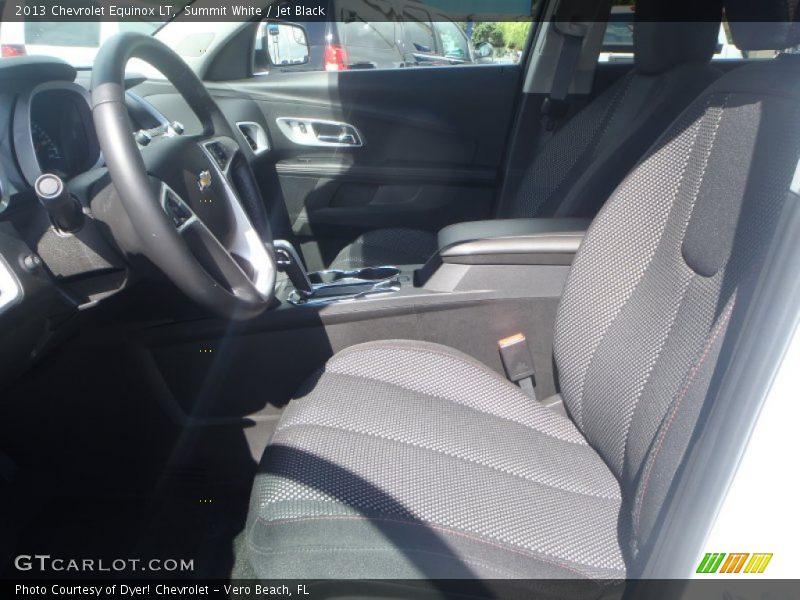 Summit White / Jet Black 2013 Chevrolet Equinox LT