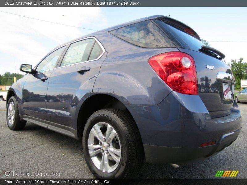Atlantis Blue Metallic / Light Titanium/Jet Black 2013 Chevrolet Equinox LS