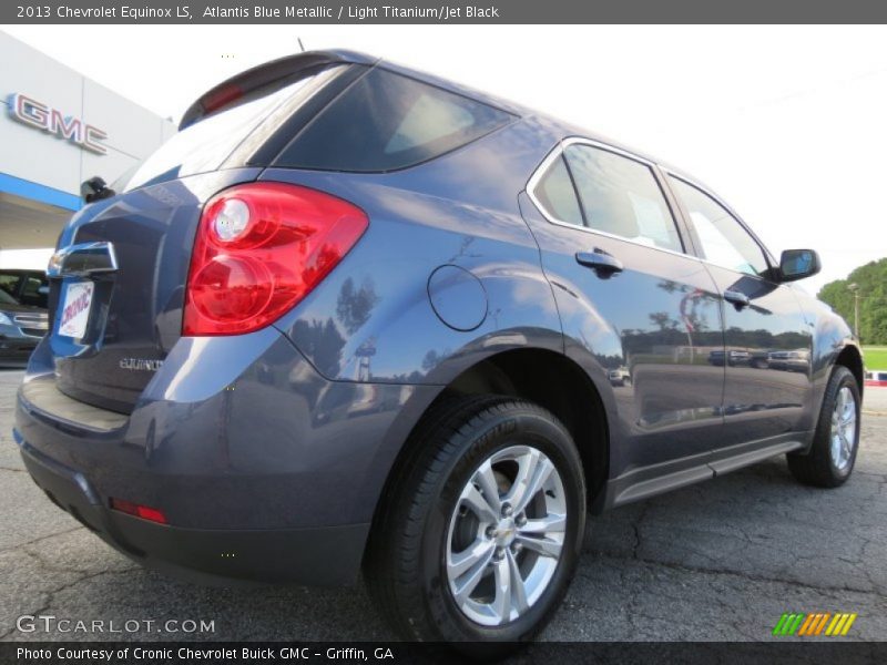 Atlantis Blue Metallic / Light Titanium/Jet Black 2013 Chevrolet Equinox LS