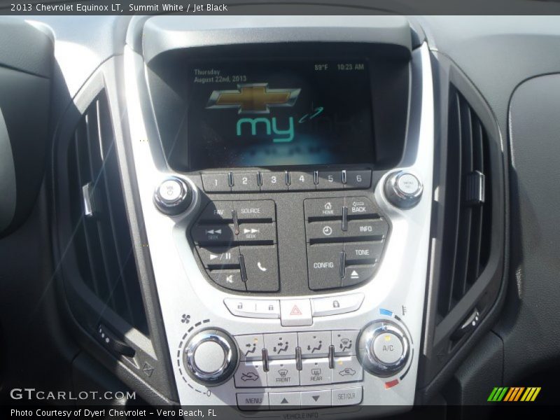 Summit White / Jet Black 2013 Chevrolet Equinox LT