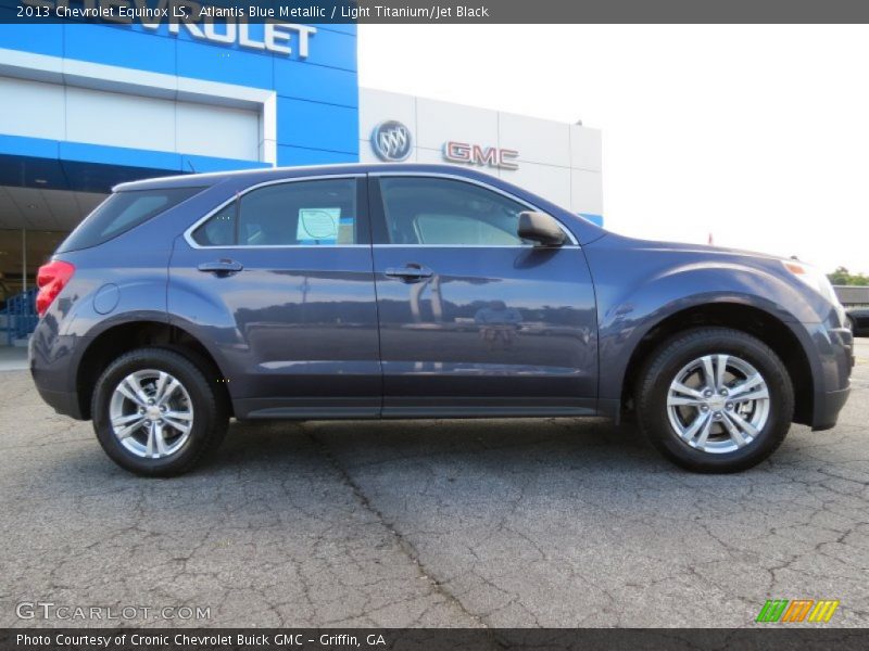 Atlantis Blue Metallic / Light Titanium/Jet Black 2013 Chevrolet Equinox LS