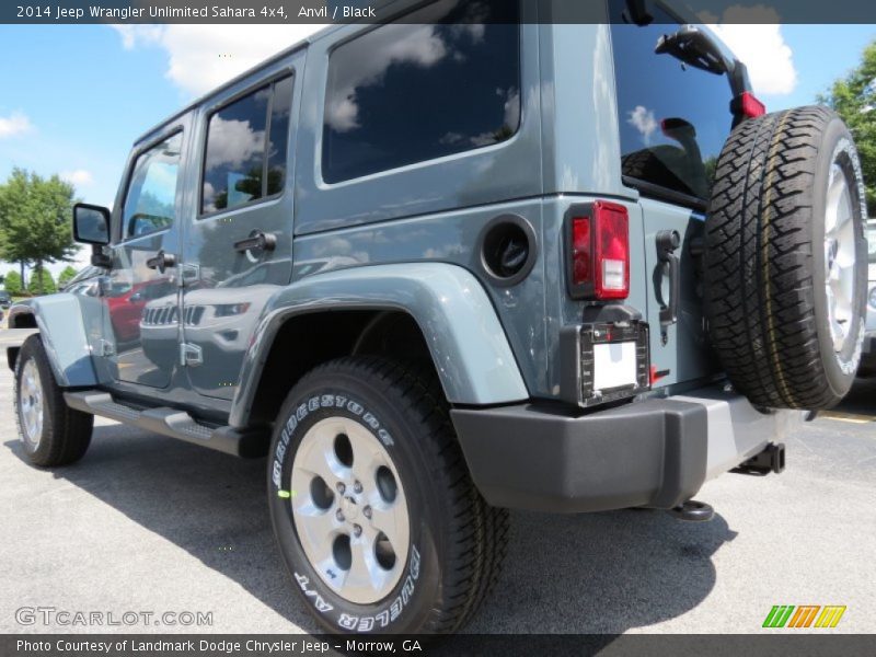 Anvil / Black 2014 Jeep Wrangler Unlimited Sahara 4x4