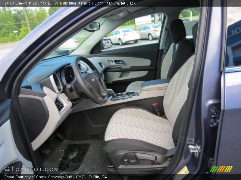 Atlantis Blue Metallic / Light Titanium/Jet Black 2013 Chevrolet Equinox LS