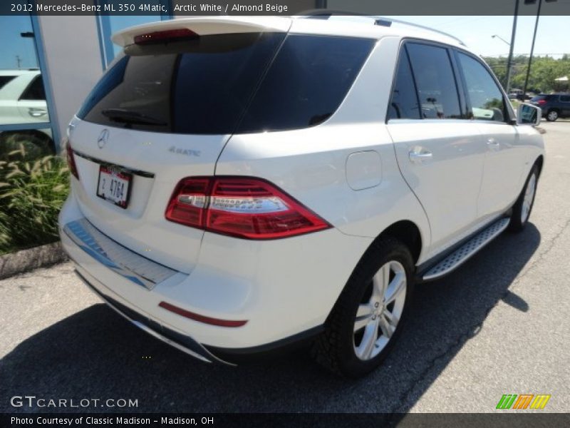 Arctic White / Almond Beige 2012 Mercedes-Benz ML 350 4Matic