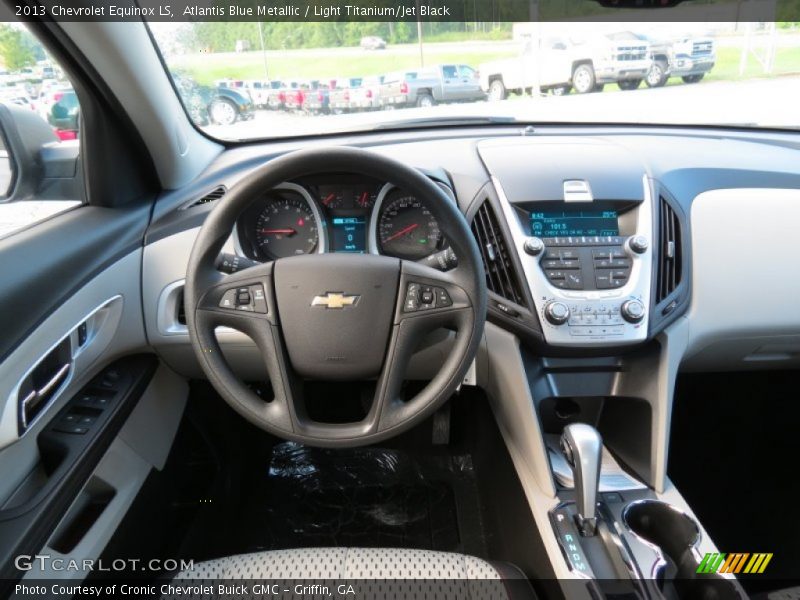 Atlantis Blue Metallic / Light Titanium/Jet Black 2013 Chevrolet Equinox LS