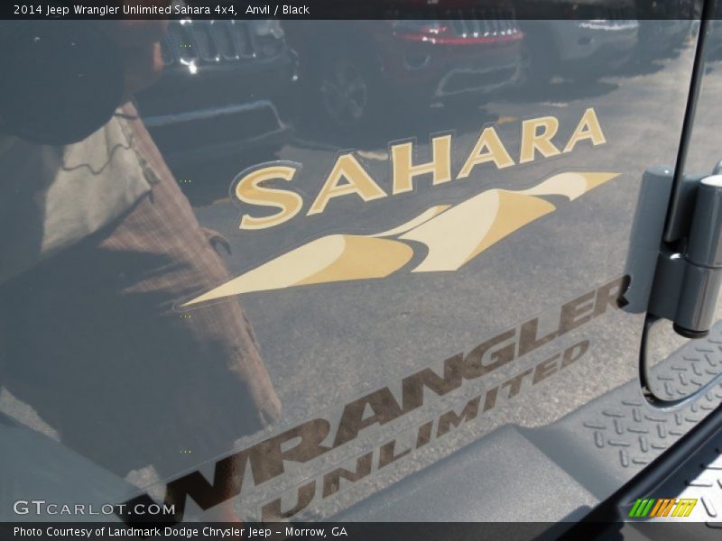Anvil / Black 2014 Jeep Wrangler Unlimited Sahara 4x4