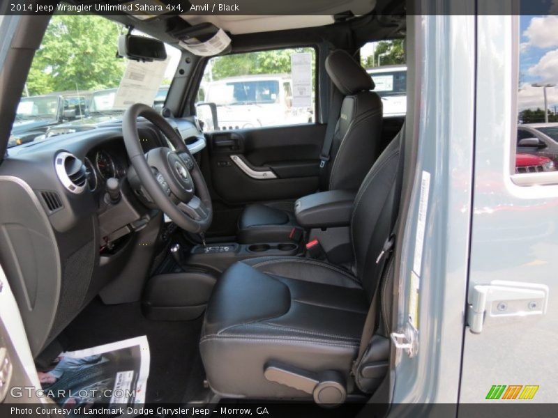Anvil / Black 2014 Jeep Wrangler Unlimited Sahara 4x4
