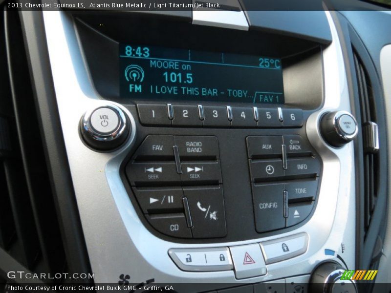 Atlantis Blue Metallic / Light Titanium/Jet Black 2013 Chevrolet Equinox LS