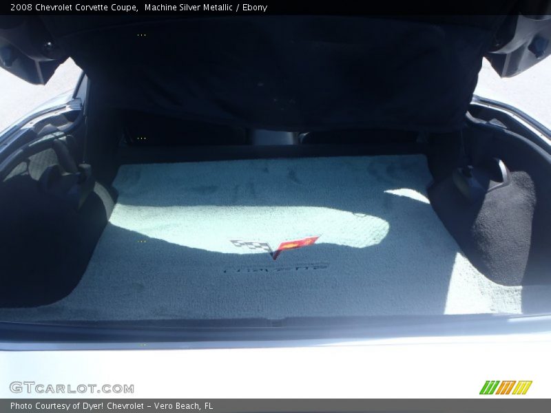 Machine Silver Metallic / Ebony 2008 Chevrolet Corvette Coupe