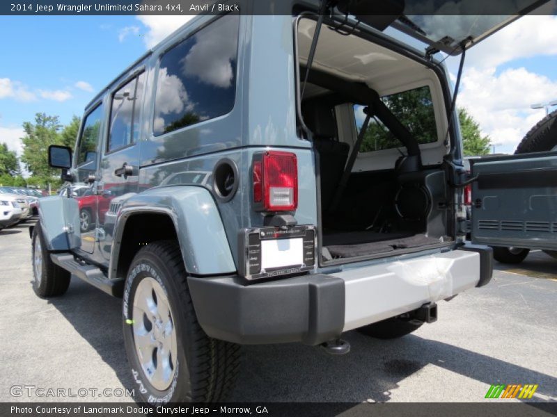 Anvil / Black 2014 Jeep Wrangler Unlimited Sahara 4x4