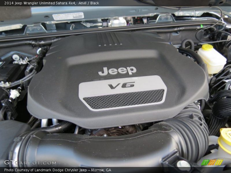 Anvil / Black 2014 Jeep Wrangler Unlimited Sahara 4x4