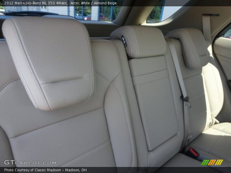 Arctic White / Almond Beige 2012 Mercedes-Benz ML 350 4Matic
