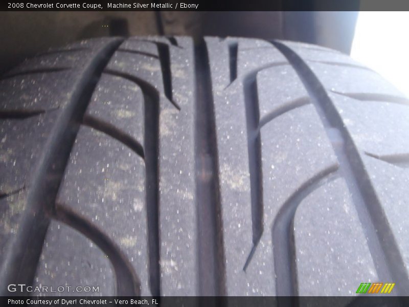 Machine Silver Metallic / Ebony 2008 Chevrolet Corvette Coupe