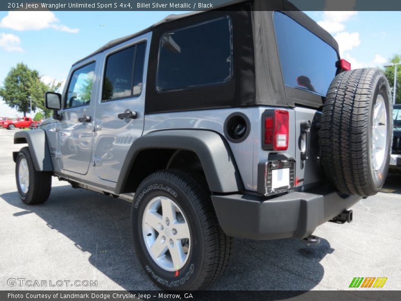 Billet Silver Metallic / Black 2014 Jeep Wrangler Unlimited Sport S 4x4