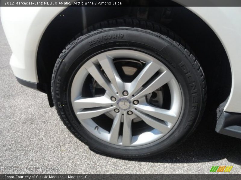 Arctic White / Almond Beige 2012 Mercedes-Benz ML 350 4Matic