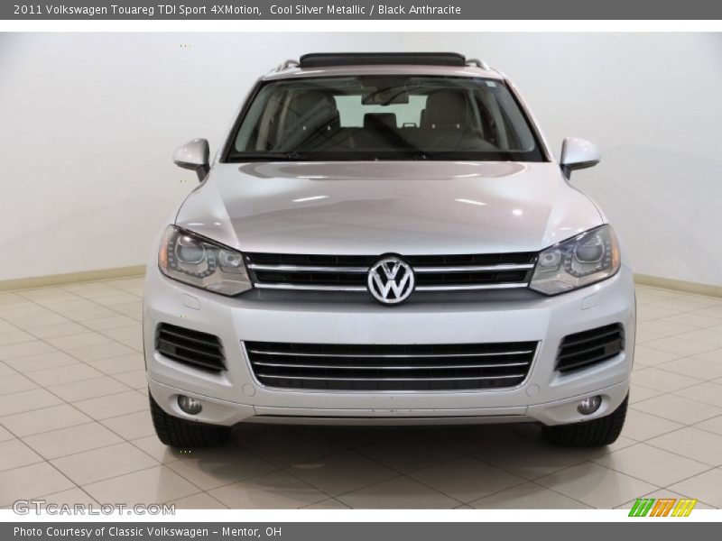 Cool Silver Metallic / Black Anthracite 2011 Volkswagen Touareg TDI Sport 4XMotion