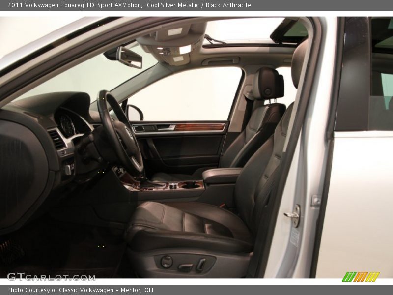 Cool Silver Metallic / Black Anthracite 2011 Volkswagen Touareg TDI Sport 4XMotion