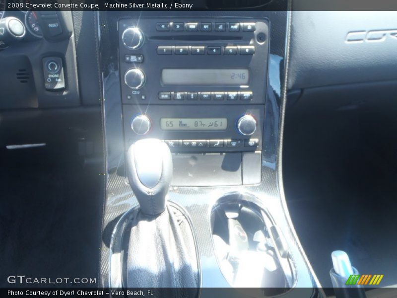 Machine Silver Metallic / Ebony 2008 Chevrolet Corvette Coupe