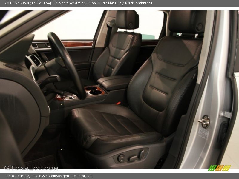 Cool Silver Metallic / Black Anthracite 2011 Volkswagen Touareg TDI Sport 4XMotion