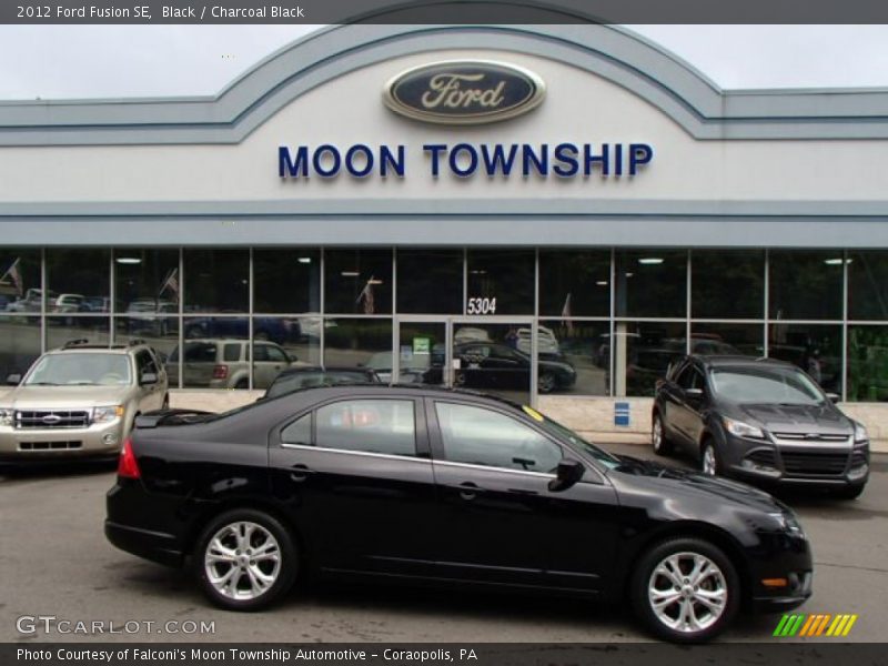 Black / Charcoal Black 2012 Ford Fusion SE