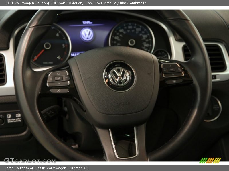 Cool Silver Metallic / Black Anthracite 2011 Volkswagen Touareg TDI Sport 4XMotion