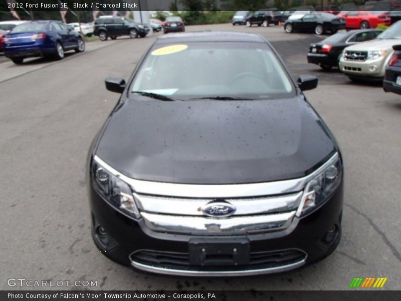 Black / Charcoal Black 2012 Ford Fusion SE