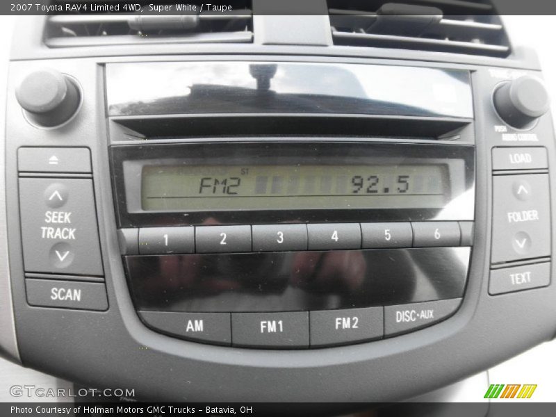 Super White / Taupe 2007 Toyota RAV4 Limited 4WD