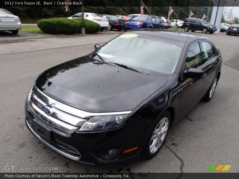 Black / Charcoal Black 2012 Ford Fusion SE