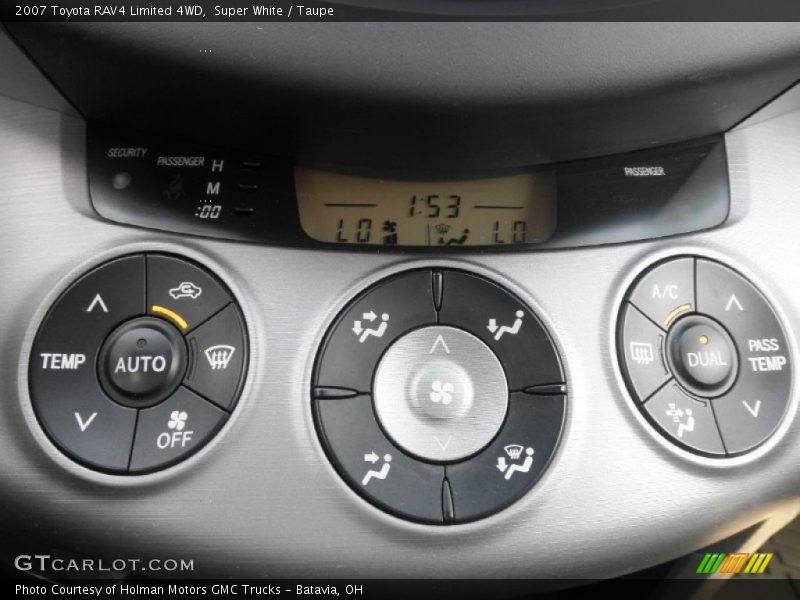 Super White / Taupe 2007 Toyota RAV4 Limited 4WD