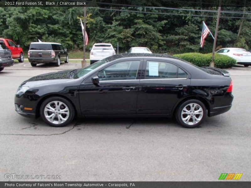 Black / Charcoal Black 2012 Ford Fusion SE