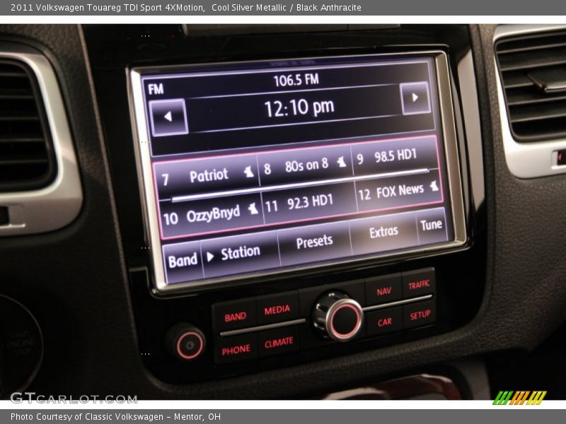 Cool Silver Metallic / Black Anthracite 2011 Volkswagen Touareg TDI Sport 4XMotion