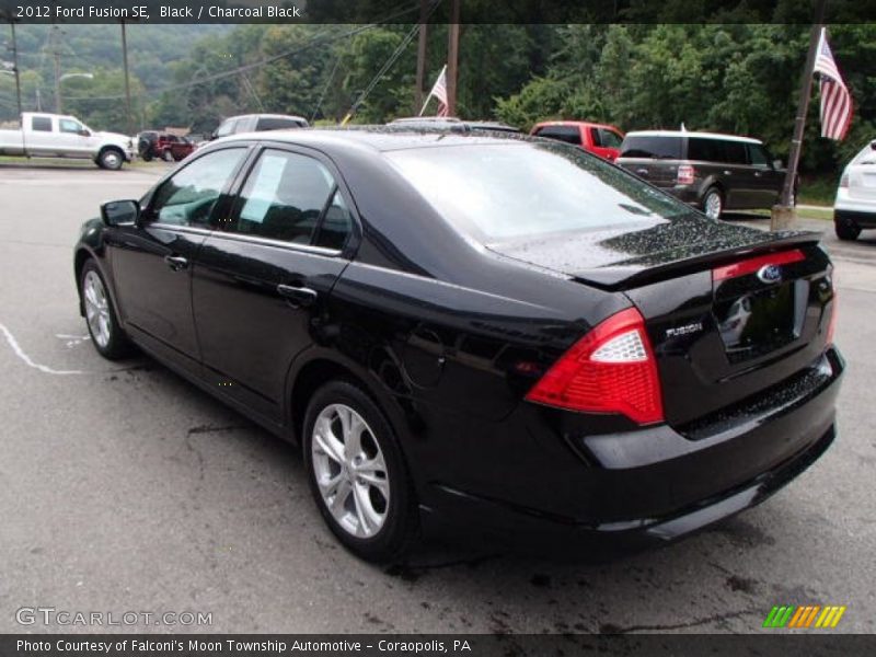 Black / Charcoal Black 2012 Ford Fusion SE